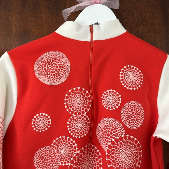 Vintage tomato red 60’s mod tunic - Picture 6 of 7